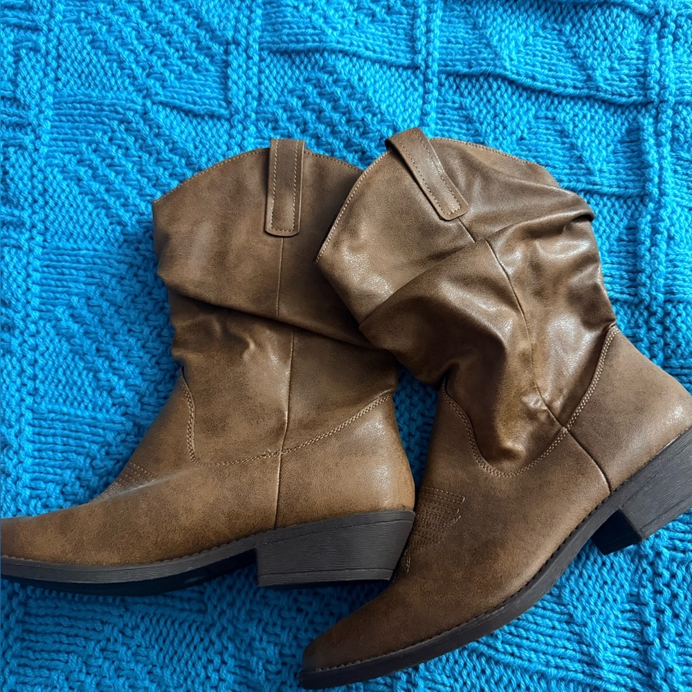 Women's Brown Slouch Boots